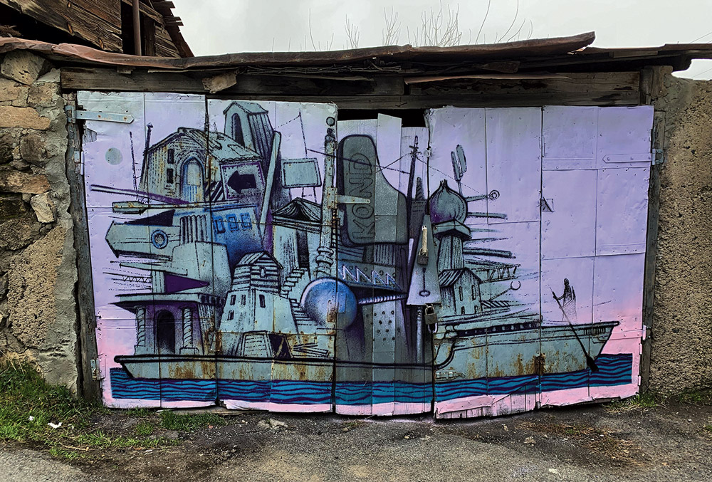 Artwork by Feoflip in frames of Yerevan Urban Festp - graffity