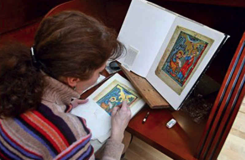 In Matenadaran’s laboratory