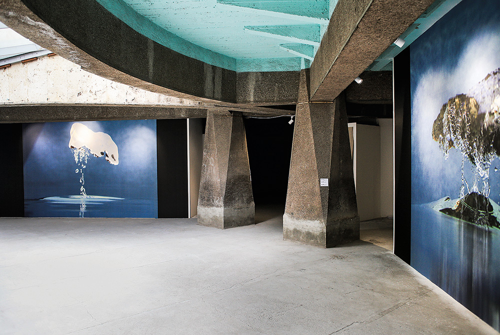 Julia Krahn, “Siren 04” (ear), 2014, wallpaper, 300x400 cm  Julia Krahn, “Siren 02” (horizontal wing), 2014, wallpaper, 300x400 cm