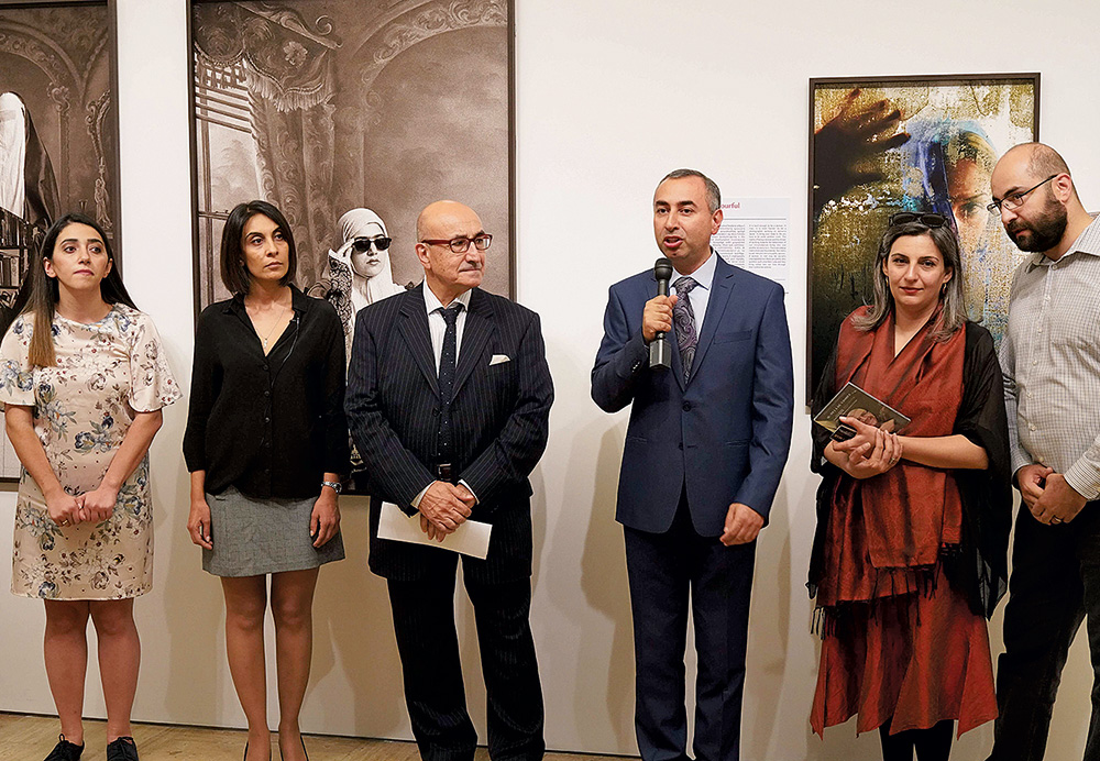 Opening  ceremony of the exhibition in Cafesjian Center for the Arts