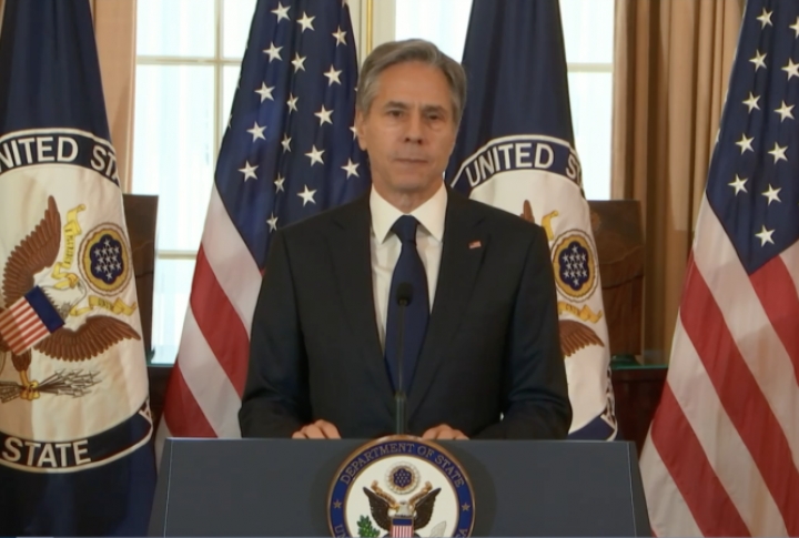 Blinken says US “concerned” over humanitarian situation in Karabakh, warns against escalation